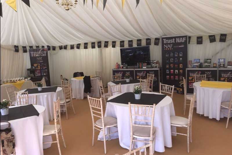 Wedding marquee hire from Luxury Pavillion rental in Gloucester
